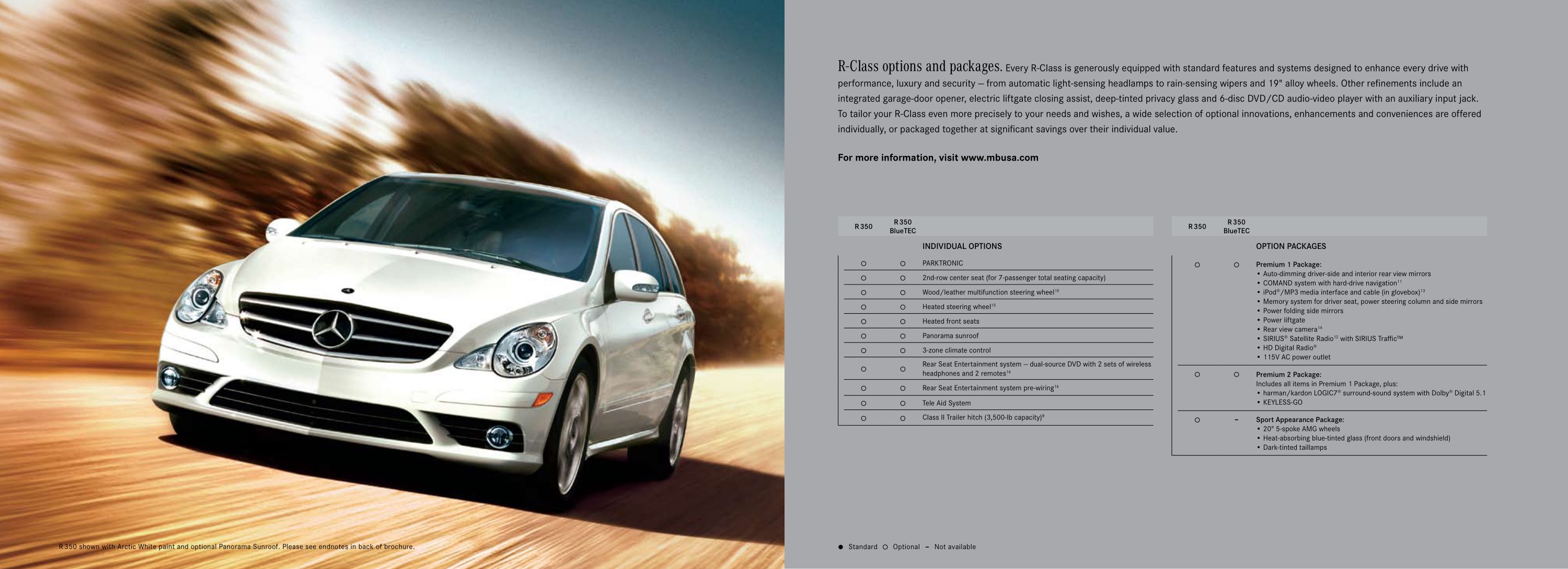 2010 Mercedes-Benz R-Class Brochure Page 7